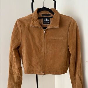 Zara Women's Leather Suede Jacket